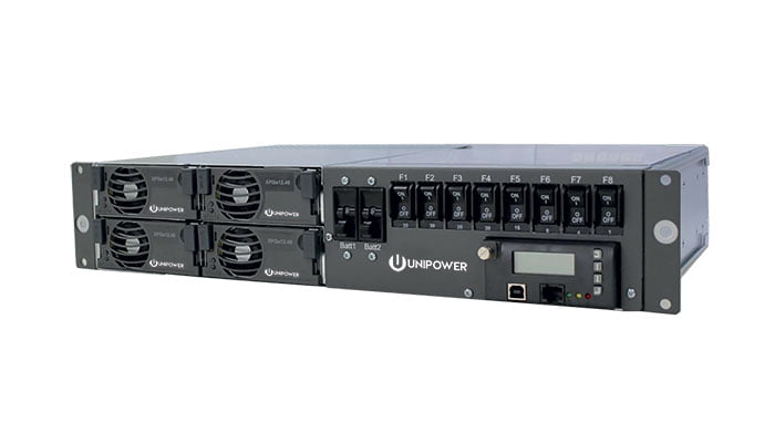 60 amp front access rack-mount dc power system